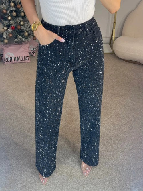 Sparkle Straight Denim