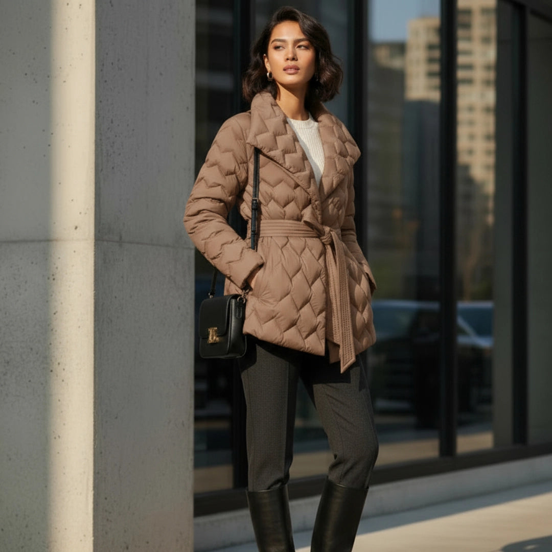 Eva Belted Puff Jacket