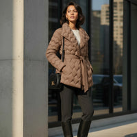 Eva Belted Puff Jacket