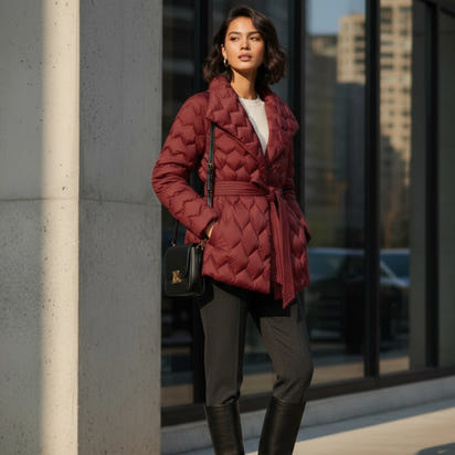 Eva Belted Puff Jacket