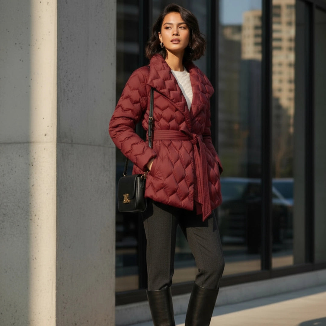 Eva Belted Puff Jacket