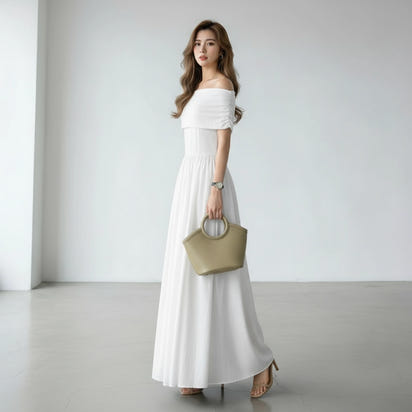 Off-Shoulder Jumpsuit