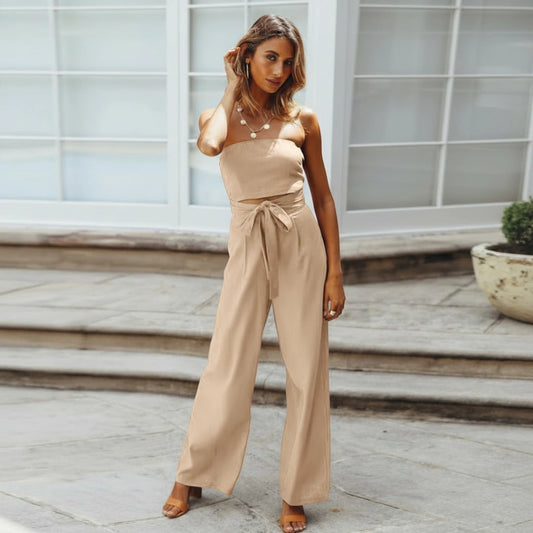 Siena Tie-Waist Jumpsuit